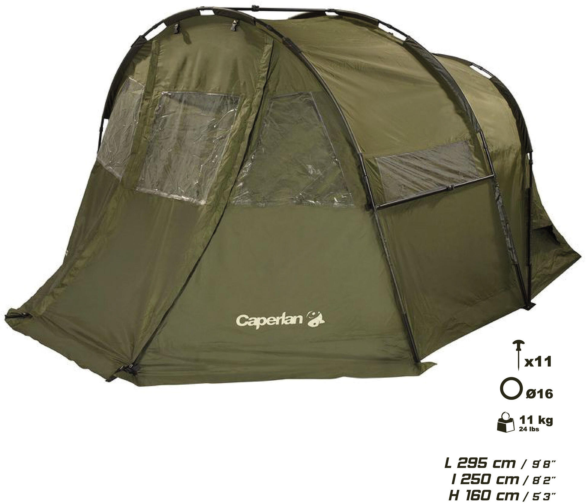 CAPERLAN Bivvy pêche de la carpe TANKER FRONTVIEW - CAPERLAN - SANS TAILLE