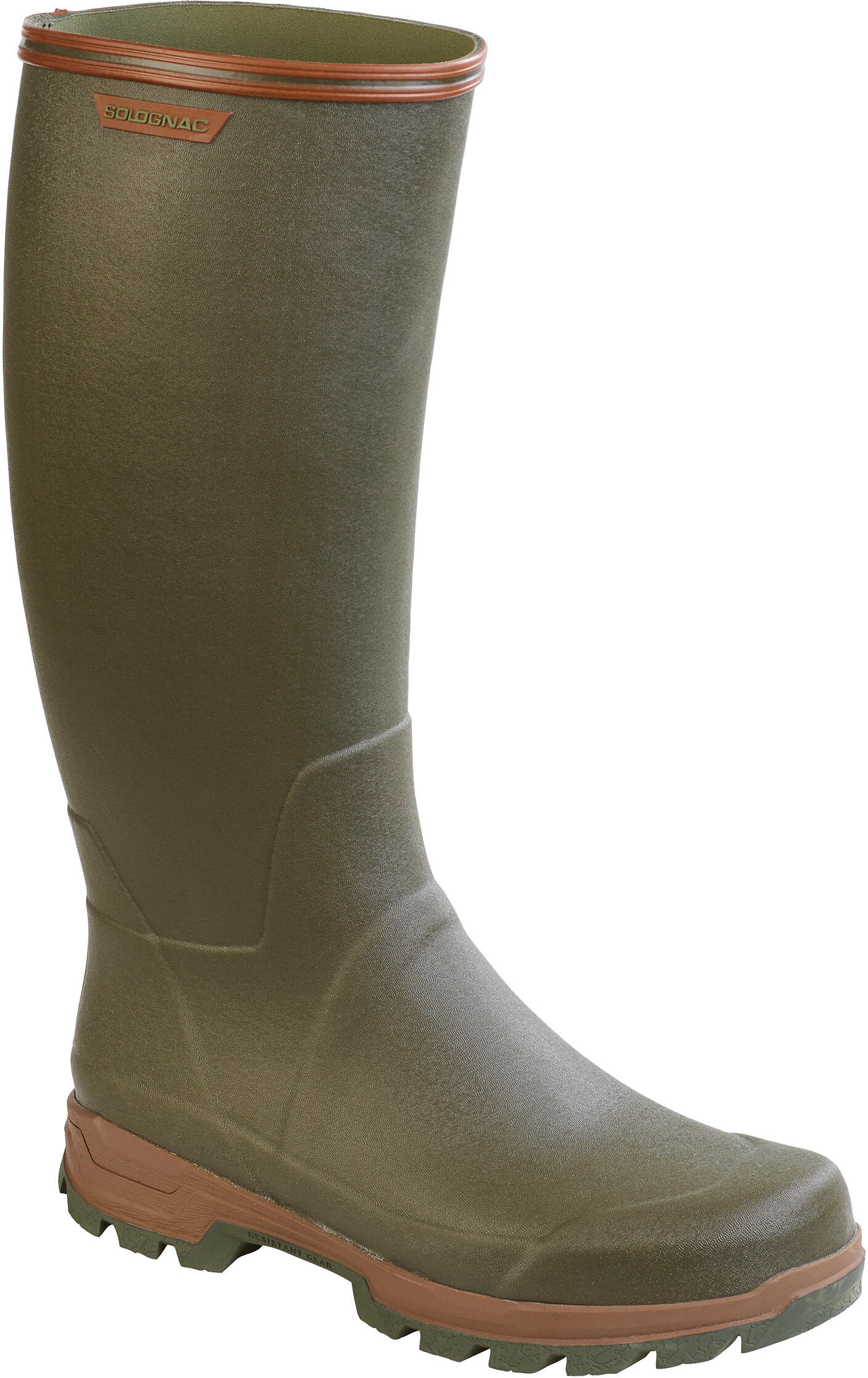 SOLOGNAC Bottes légère souple caoutchouc 500 - SOLOGNAC - 41