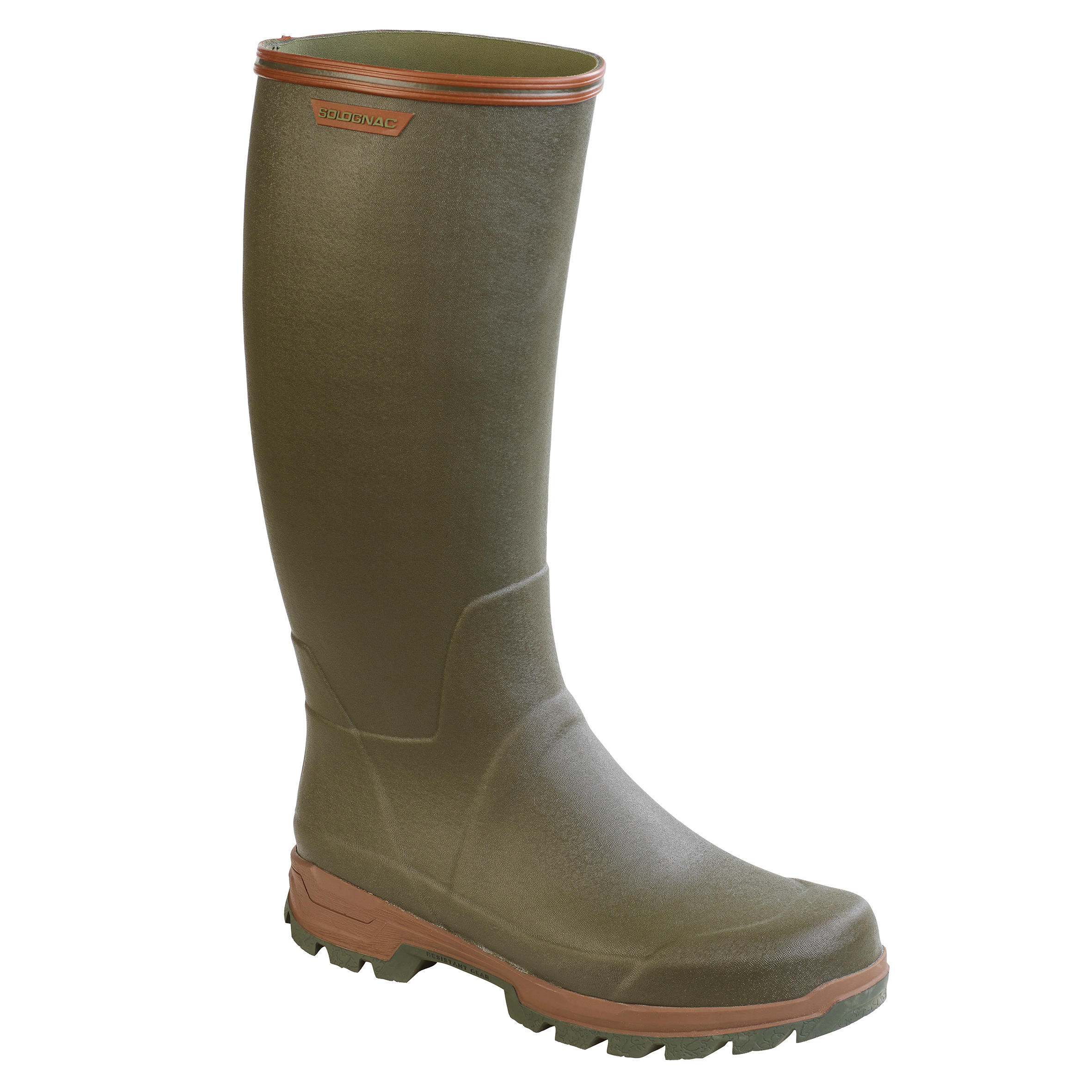 SOLOGNAC Bottes légère souple caoutchouc 500 - SOLOGNAC - 45