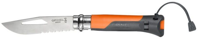 Opinel N°08 Outdoor - Couteau Orange Unique