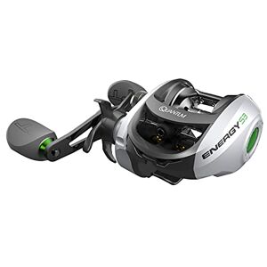 Zebco Quantum Energy S3 Baitcast Fishing Reel, Size 100 Reel, Right-Hand  Retrieve, Continuous Anti-Reverse Clutch, Large EVA Handle Knobs, 7.0:1  Gear Ratio, 10 + 1 Bearings, Silver/Black - Compare prices with Kelkoo -  (December 2023)