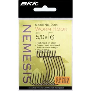 BKK Nemesis Worm Hook N.2/0 amo offset wide-gap