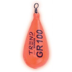 Trend Sinker piombo da bolentino Casting Pera arancio fluo 150 gr.