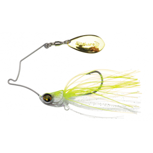 Elitelure Wildkkat Spinnerbait testina piombata 5 gr. 10 White Chartreuse