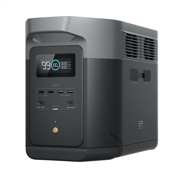 ecoflow delta 2 max power station portatile-nero