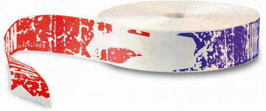 Gibbon The Epic Pro - fettuccia per slackline White/Red/Blue