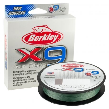 Berkley X9 Braid 0.20MM trecciato da 150M GRN