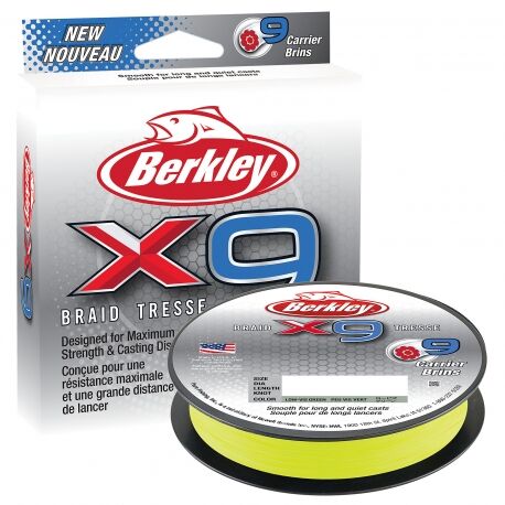 Berkley X9 Braid 0.20MM trecciato da 300M FLGRN