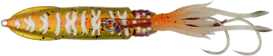 Savage Gear Swim Squid Inchiku 120 gr. calamaro artificiale Orange Gold Glow Swim Squid Inchiku