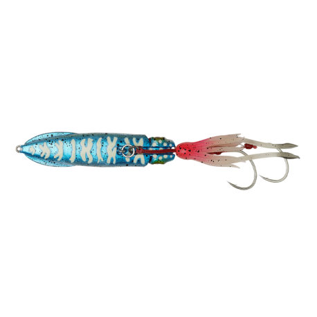 Savage Gear Swim Squid Inchiku 120 gr. calamaro artificiale Blue Pink Glow Swim Squid Inchiku