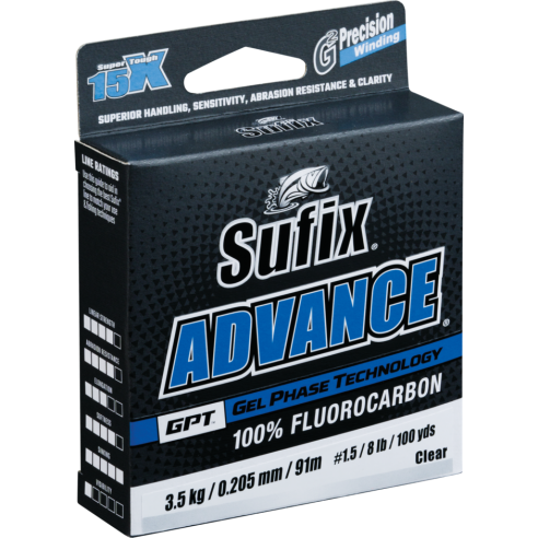 Sufix Advance FC G2 0.205 mm. fluorocarbon da 91 mt.