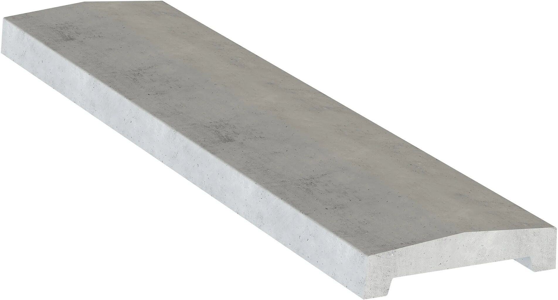 Tecnomat COPERTINA CEMENTO GRIGIA 100x15 cm SPIGOLO VIVO PER MURO DA 15 cm