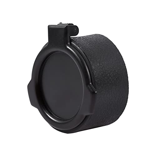 Tbest Flip Up Open Eye Scope Covers, 2 pezzi Caccia Scope Cover antipolvere Lens Cap Rifle Flip Open ottica Scope Sight Accessori 5 Formati(50MM)