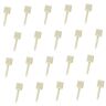 SUPVOX 40 Stuks Boogschieten Doel Boogschieten Pinnen Accessoires Houtkachel Veiligheid Oprolbaar Benodigdheden Voor Boogschieten Boogkoker Compoundbogen Nylon- Hulpmiddel Wit Verlengen