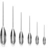 Hezhou 6 stuks vishulp, angzaam zinkend, 8 g-25 g, langzaam zinkende set voor forelvissen, forel, zinkend, spirolino-set, vlotters, forelaas, ideaal voor foreldeeg en spoons forel