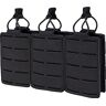 IDOGEAR Tactische Mag Pouch Open-Top drievoudig Molle Magazijnzakjes voor M4 M16 AR 5.56 MM Geweermagazijnen Zak (Black)