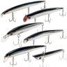 Dr.Fish 6 STKS Zee Vissen Lokt Set Minnow Potlood Jerbait Walker Popper Top water Lokt Hard Baits Kit voor Bas Baars Forel Makreel Snoek Holografische Laser Zeebaars Lokt