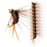 BESPORTBLE 24 Pcs Fly Hook Fly Bait Simulatie Vlieg Lokken Haak Vliegvissen Kit Vliegvissen Supply Forel Vissen Lokken Vissen Lokt Vliegvissen Haken Outdoor Pauw Accessoires