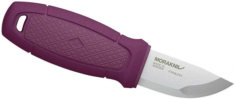 Morakniv zakmes Eldris 14,6 cm RVS paars/zilver 2 delig - Paars,Zilver