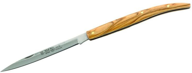 Nieto zakmes 17,3 cm RVS/hout zilver/bruin - Zilver,Bruin