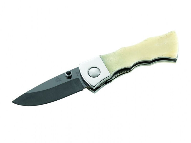 Puma Knives zakmes Tec 12,9 cm RVS/aluminium zwart/wit - Zwart,Wit