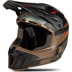 KLIM Crosshjelm  F3 Carbon Pro Striker Potters Clay