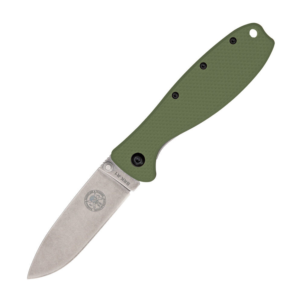 Esee BRK Designed by ESEE Zancudo Framelock Green D2