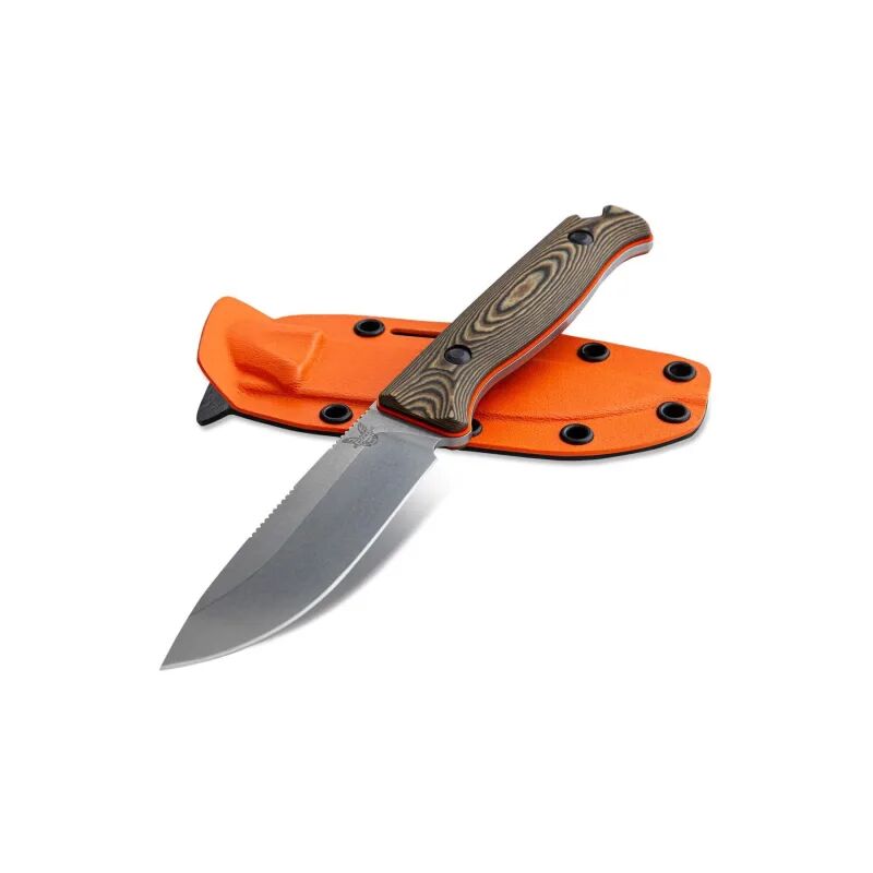 Benchmade Saddle Mountain Skinner With Richlite Handle Oransje