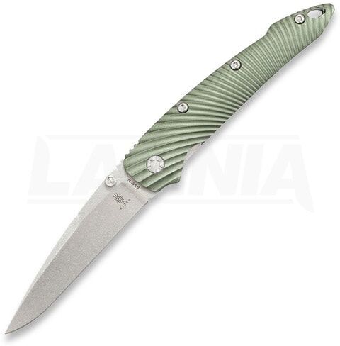 Kizer Cutlery Aluminium Linerlock foldekniv, grønn