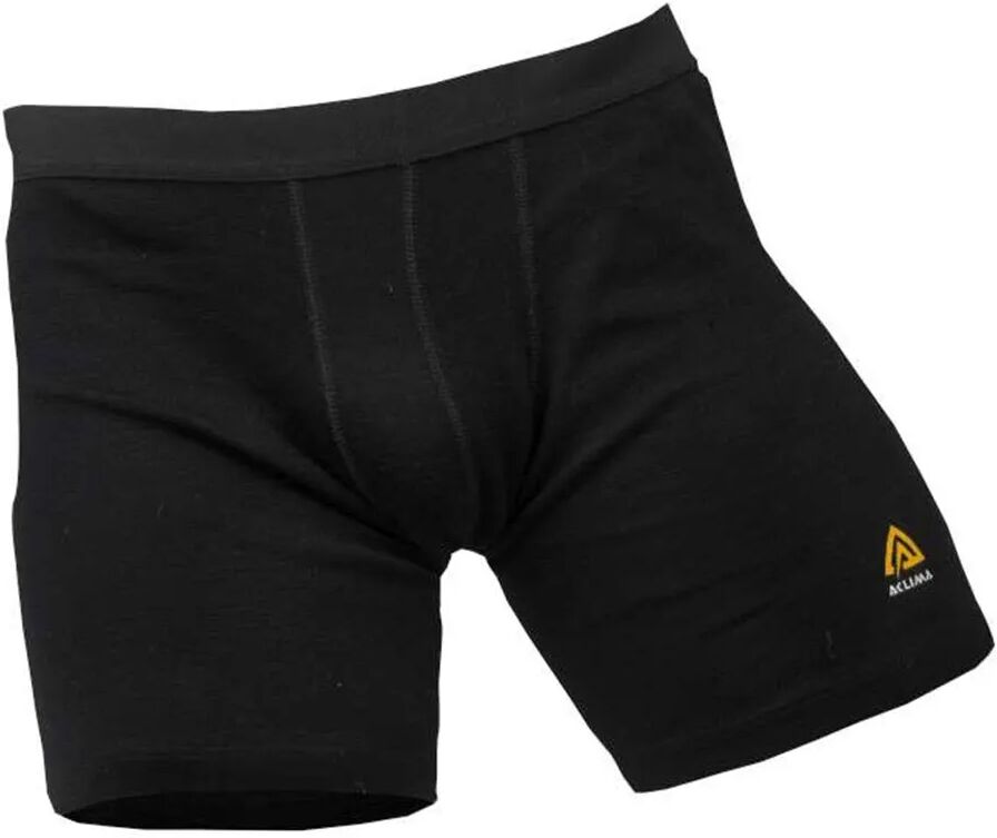 Aclima WarmWool Shorts i ull, herremodell - jet black