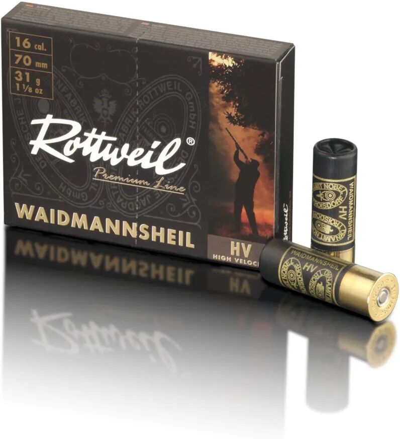 Rottweil Waidmannsheil 16/70, USnr.4, 31gr (11,90 pr stk)