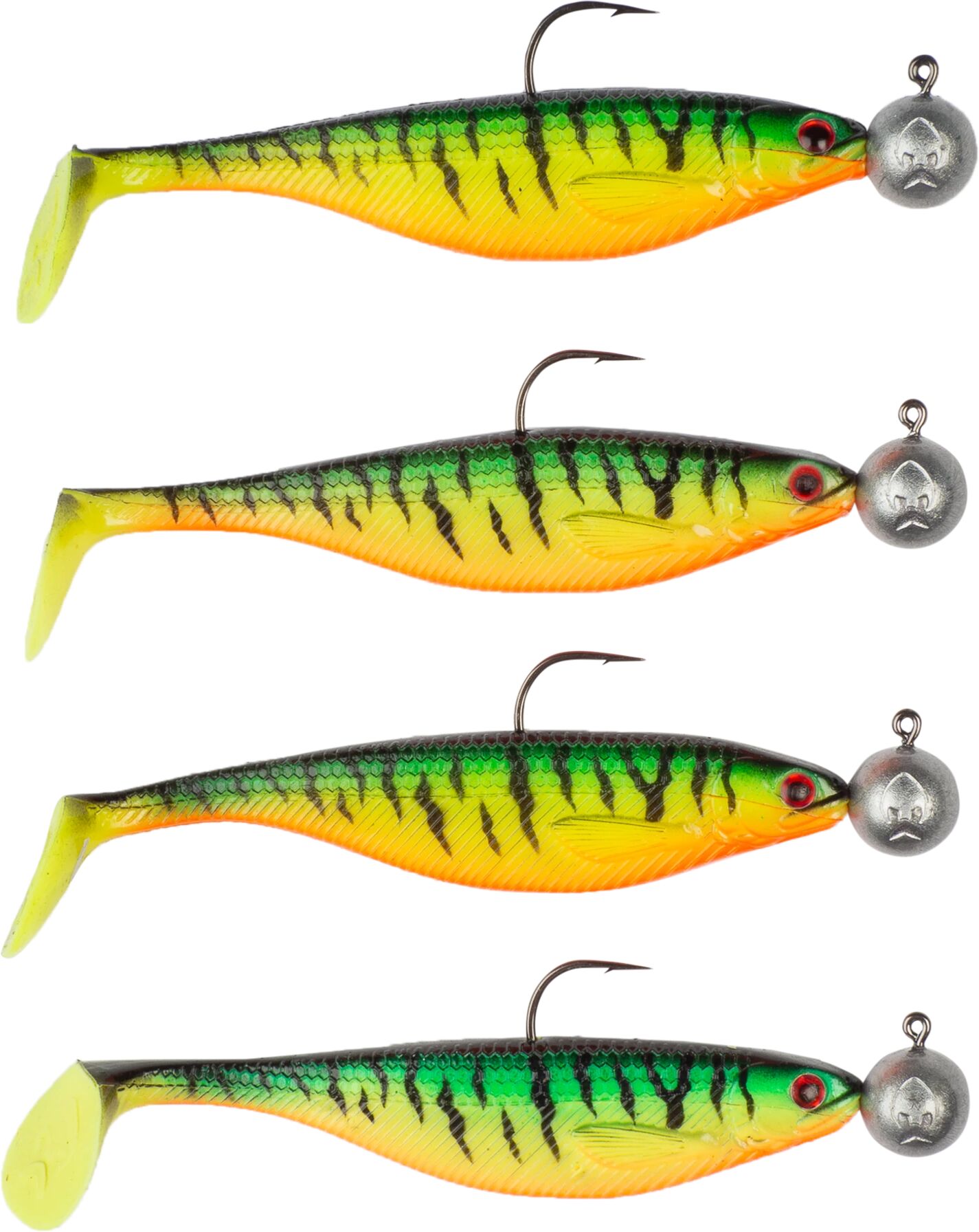 Westin Shadteez 9cm R 'n R 10g #4/0 4pcs Sink, jigg 10G Crazy Firetiger