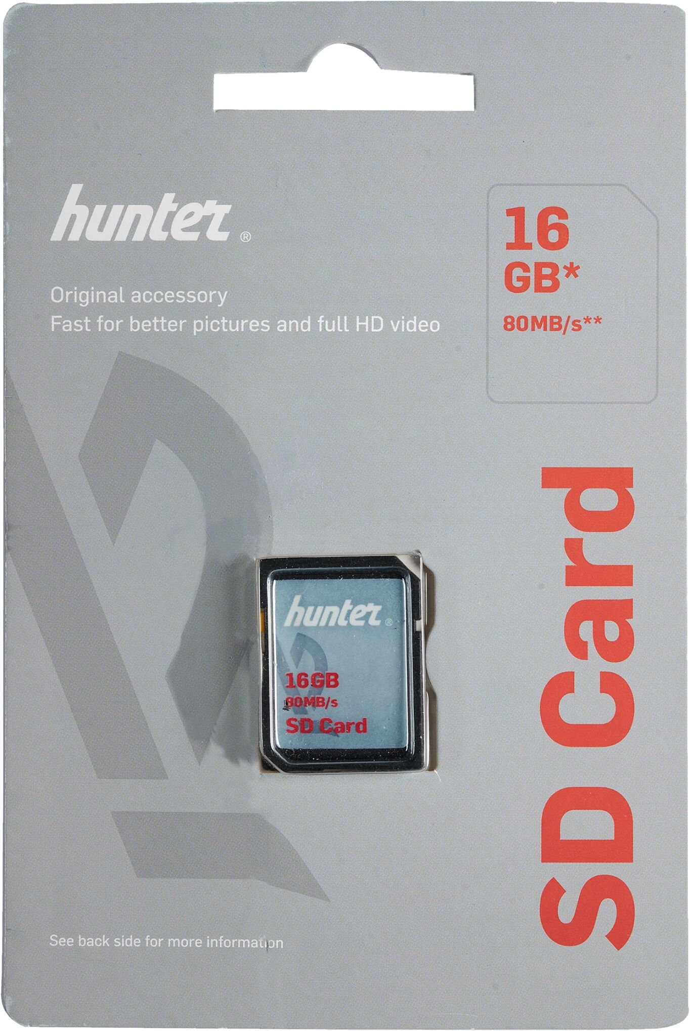 Hunter SD-kort 16GB, minnekort 16GB Svart