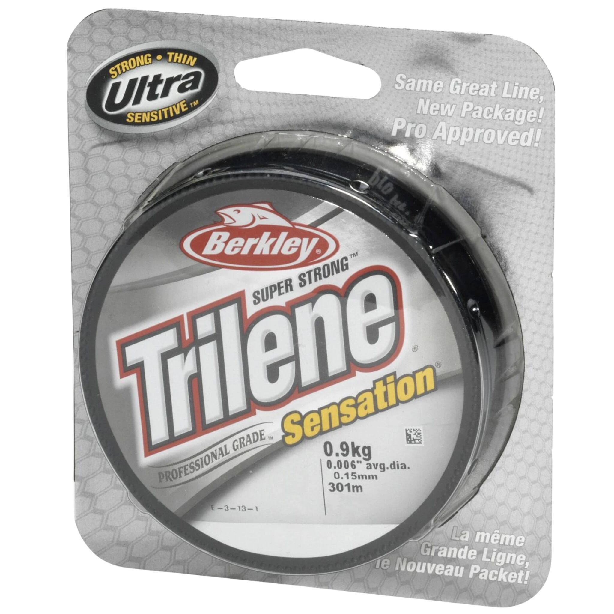 Berkley Trilene Sensation 300m 0,20 Clear*, monofilament fiskesene STD Clear