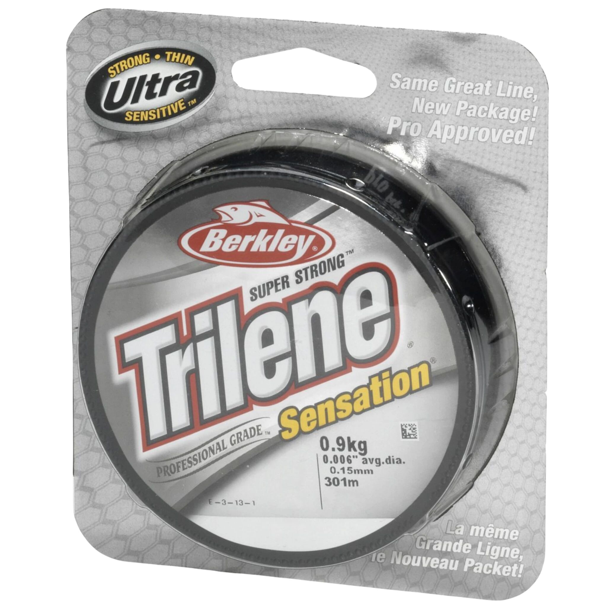 Berkley Trilene Sensation 300m 0,40 Clear*, monofilament fiskesene STD Clear