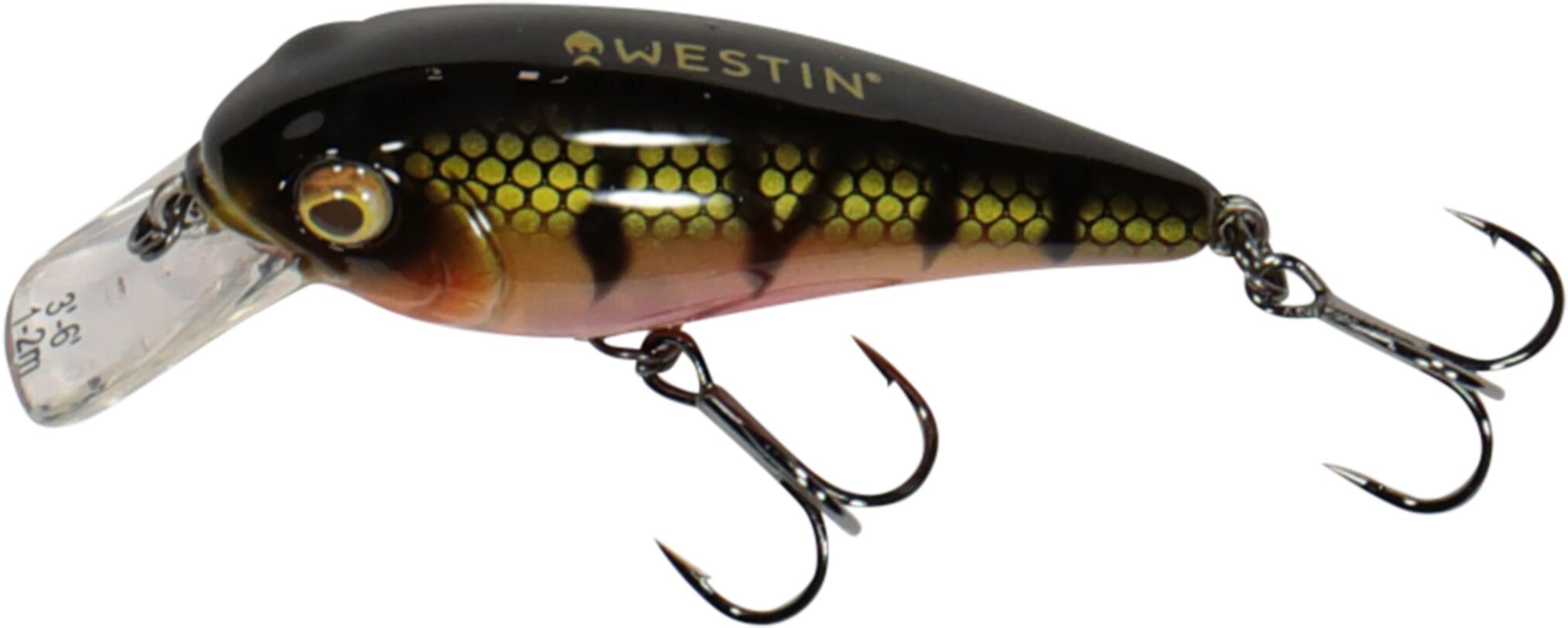 Westin Bullybite Crankbait 6cm - 9g Floating 6cm - 9g Bling Perch