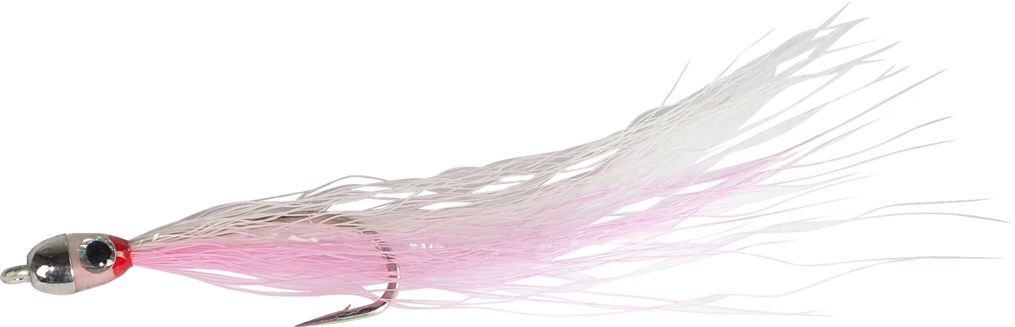 Guideline Jiggy Fly Pink/white #6, flue #6 Pink/White