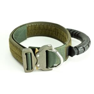 MD-Textil MDT K9 Pro Cobra Brukshalsband med Grepp 45mm (Färg: OD Green, Storlek: 58-65)