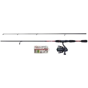 Berkley Pulse Combo, Fishing Rod and Reel Combo, Spinning Combos, Predator Fishing,Pike/Perch/Zander, Unisex, Black, 2.1m 5-25g