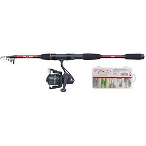 Berkley Pulse Combo, Fishing Rod and Reel Combo, Spinning Combos, Predator Fishing,Pike/Perch/Zander, Unisex, Black, 2.1m 5-20g