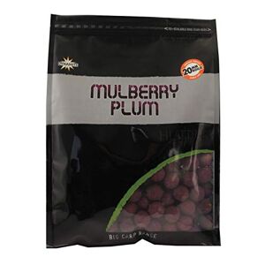 Dynamite Baits Mulberry Plum Boilie, Purple, 20mm