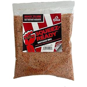 Fjuka Bait Ltd Fjuka Squeez-Ready Method Mix Ready-prepped Method feeder groundbait Carp, F1s, tench, bream etc 200g Bag