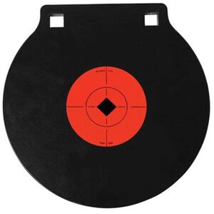 Birchwood Casey World Of Targets 10 Inch Double Hole Ar500 Gong, Orange/black - BC-47615