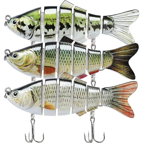 DailySale 3-Pack: Fishing Lures for Bass Trout