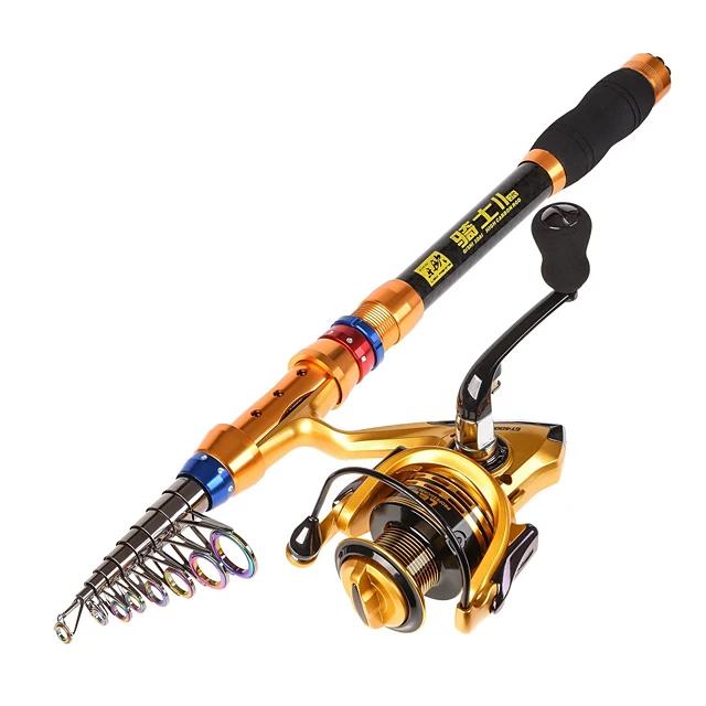 DailySale Fishing Rod and Reel Combo Telespin Rod