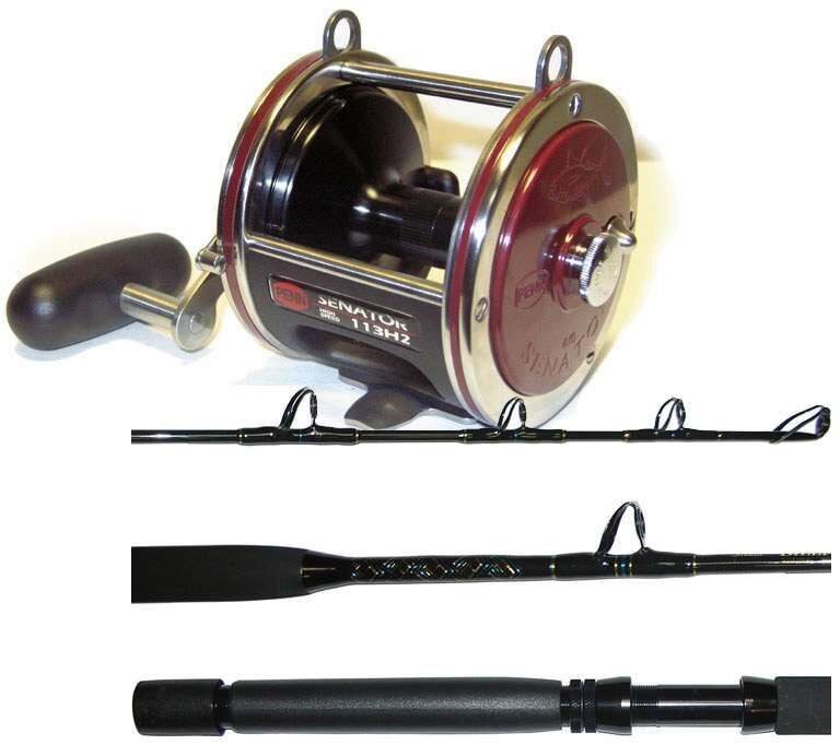 Penn 113H2 Senator Reel / Billfisher SSU3080C Stand-up Rod Combo