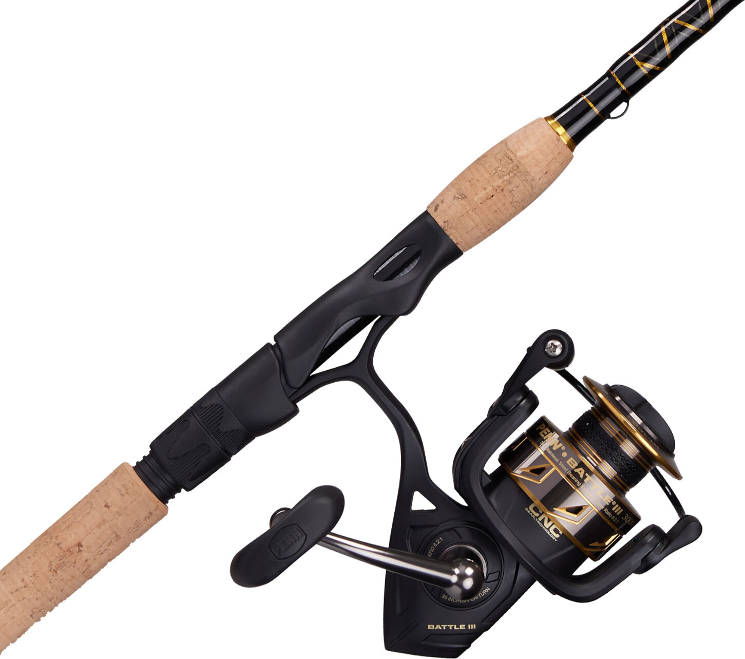 Photos - Rod PENN Battle III Spinning Combo - BTLIII3000701ML 