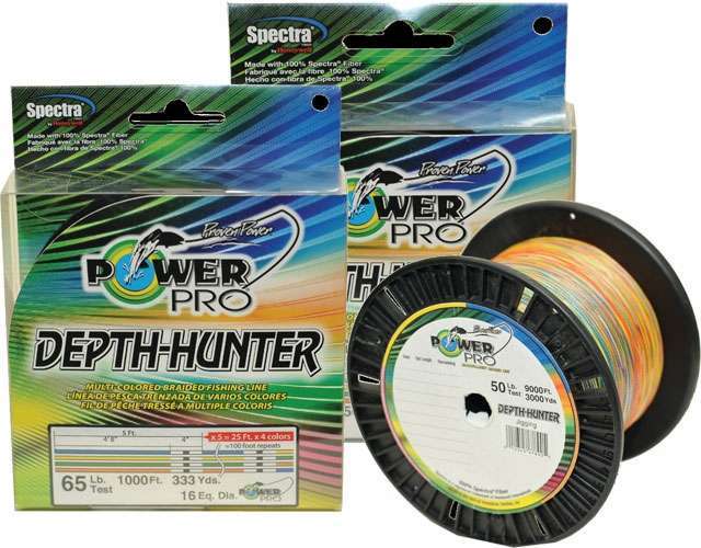 Photos - Fishing Line Power Pro PowerPro Depth Hunter Braided  333yds 50lb 