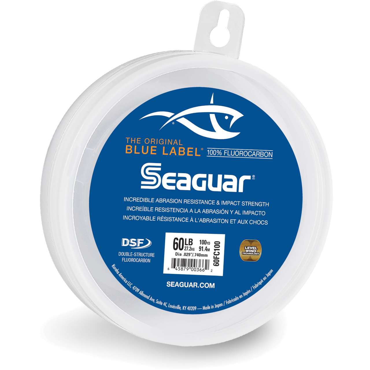 Photos - Fishing Line SEAGUAR Fluorocarbon Leader Material 100yds - 60FC100 