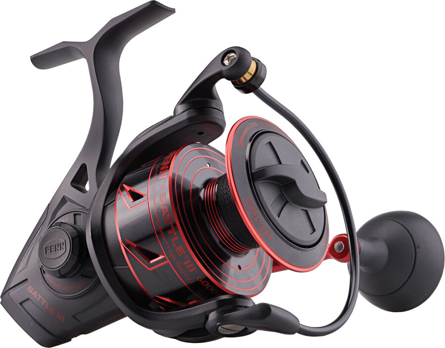 Penn BTLIII6000HS Battle III 6000 Spinning Reel size 6000 x CV